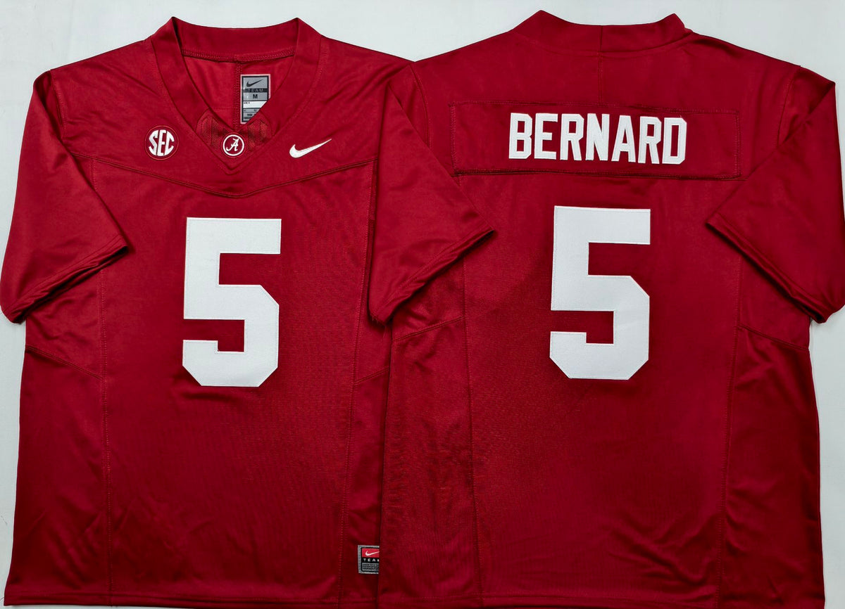 Alabama Crimson Tide Red #5 BERNARD Jersey