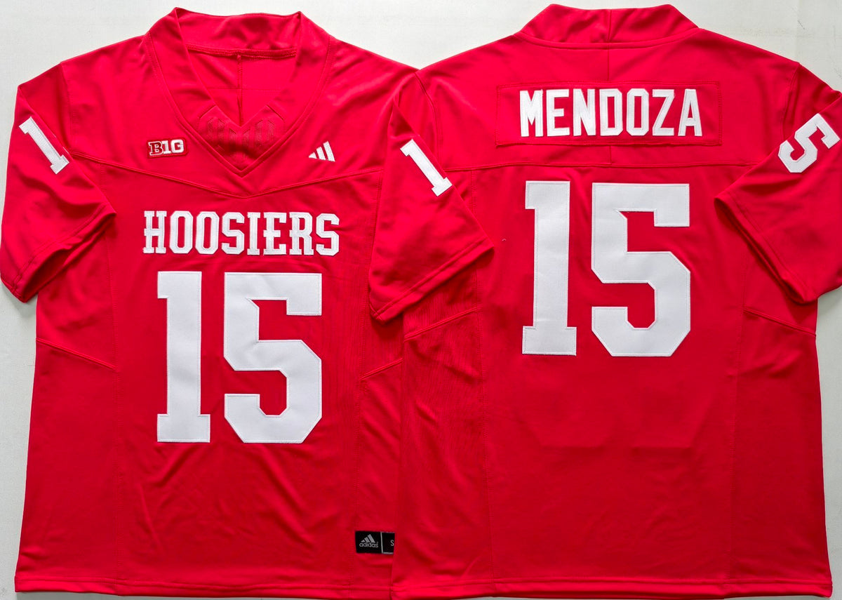 Indiana Hoosiers  Red #15 MENDOZA Jersey