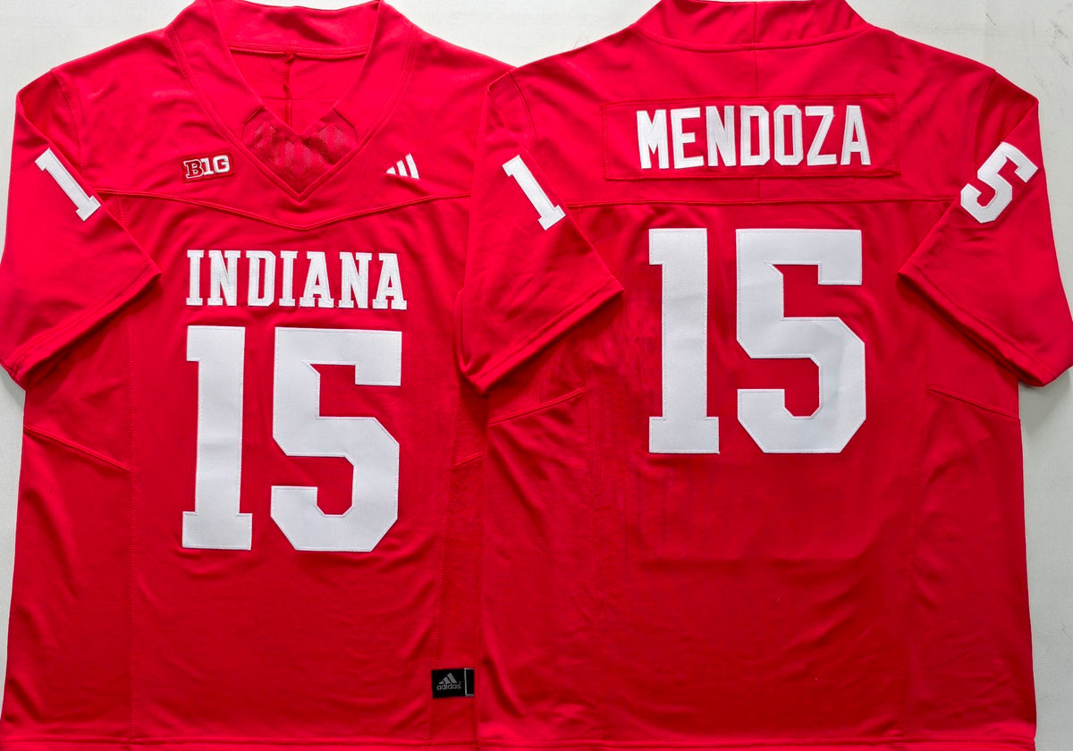 Indiana Hoosiers  Red #15 MENDOZA Jersey