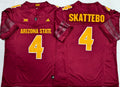 Arizona Sun Devils Red #4 SKATTEBO Jersey