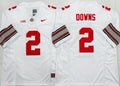 Ohio State Buckeyes White #2 DOWNS Jersey