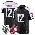 #12 Caden Pinnick Washington State Cougars 2026 Vapor Stitched Black Alter Jersey