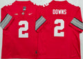 Ohio State Buckeyes Red #2 DOWNS Jersey