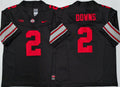 Ohio State Buckeyes Black #2 DOWNS Jersey