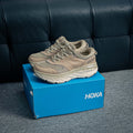 HOKA "Beige" Low-Top Mesh Lifestyle Sneakers