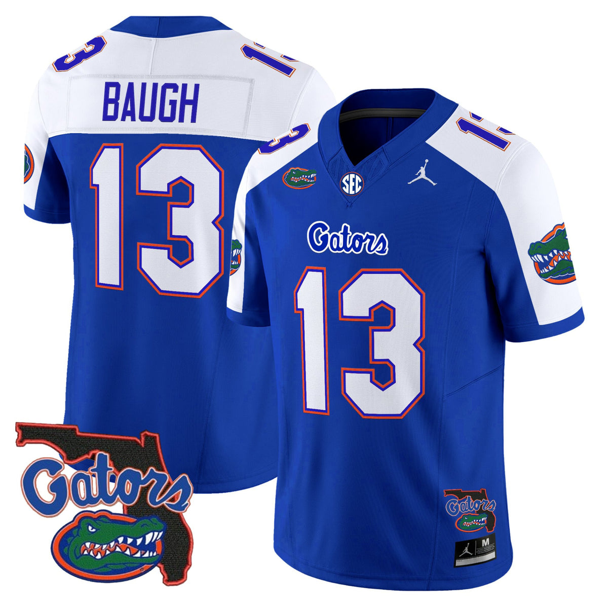 #13 Jadan Baugh Florida Gators 2026 Vapor Limited All Stitched Royal Alter Jersey