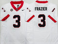 Georgia Bulldogs White #3 FRAZIER Jersey