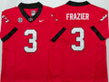 Georgia Bulldogs Red #3 FRAZIER Jersey