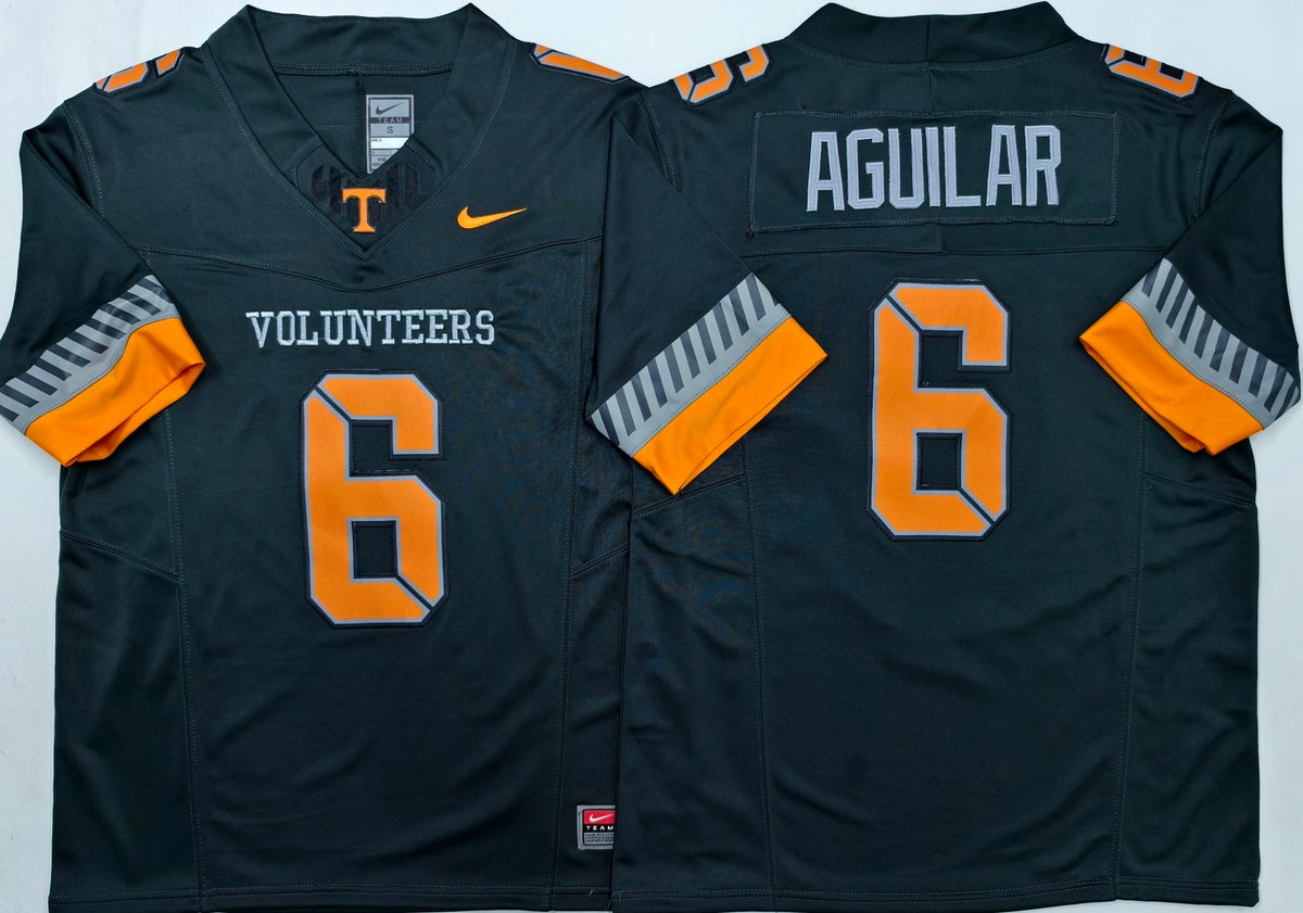 Tennessee Volunteers GRAY #6 AGUILAR Jersey