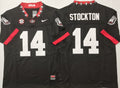 Georgia Bulldogs Black Dog #14 STOCKTON Jersey