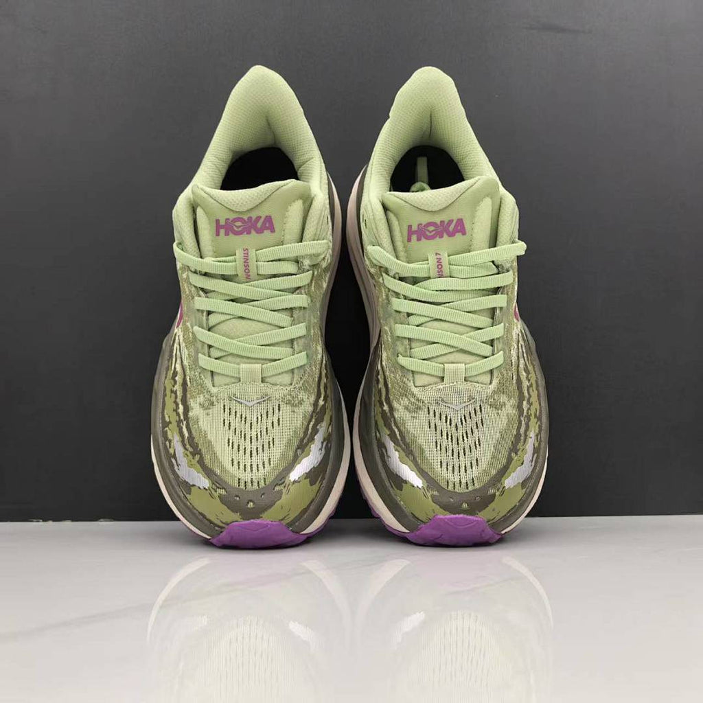 HOKA ONE ONE Women's Stinson 7 "Seed Green / Beet Root"