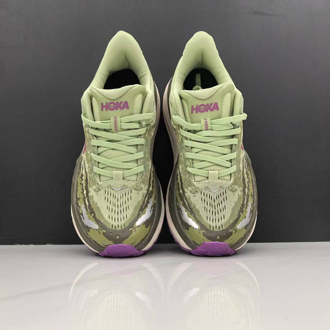 HOKA ONE ONE Women's Stinson 7 "Seed Green / Beet Root"