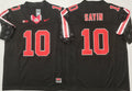 Ohio State Buckeyes Black #10 SAYIN Jersey