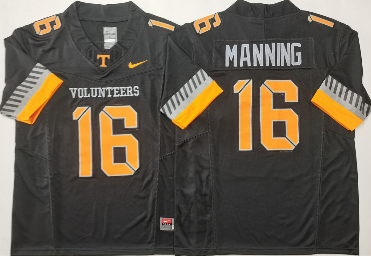 Tennessee Volunteers GRAY #16 MANNING Jersey