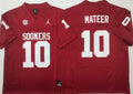 Oklahoma Sooners Red #10 MATEER Jersey