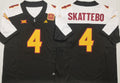 Arizona Sun Devils Black White #4 SKATTEBO Jersey