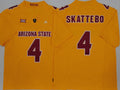 Arizona Sun Devils Yellow #4 SKATTEBO 78681201 Jersey