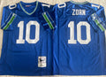 Seattle SEAHAWKS BLUE #10 ZORN Jersey