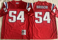 New England patriots Red #54 BRUSCHI Jersey