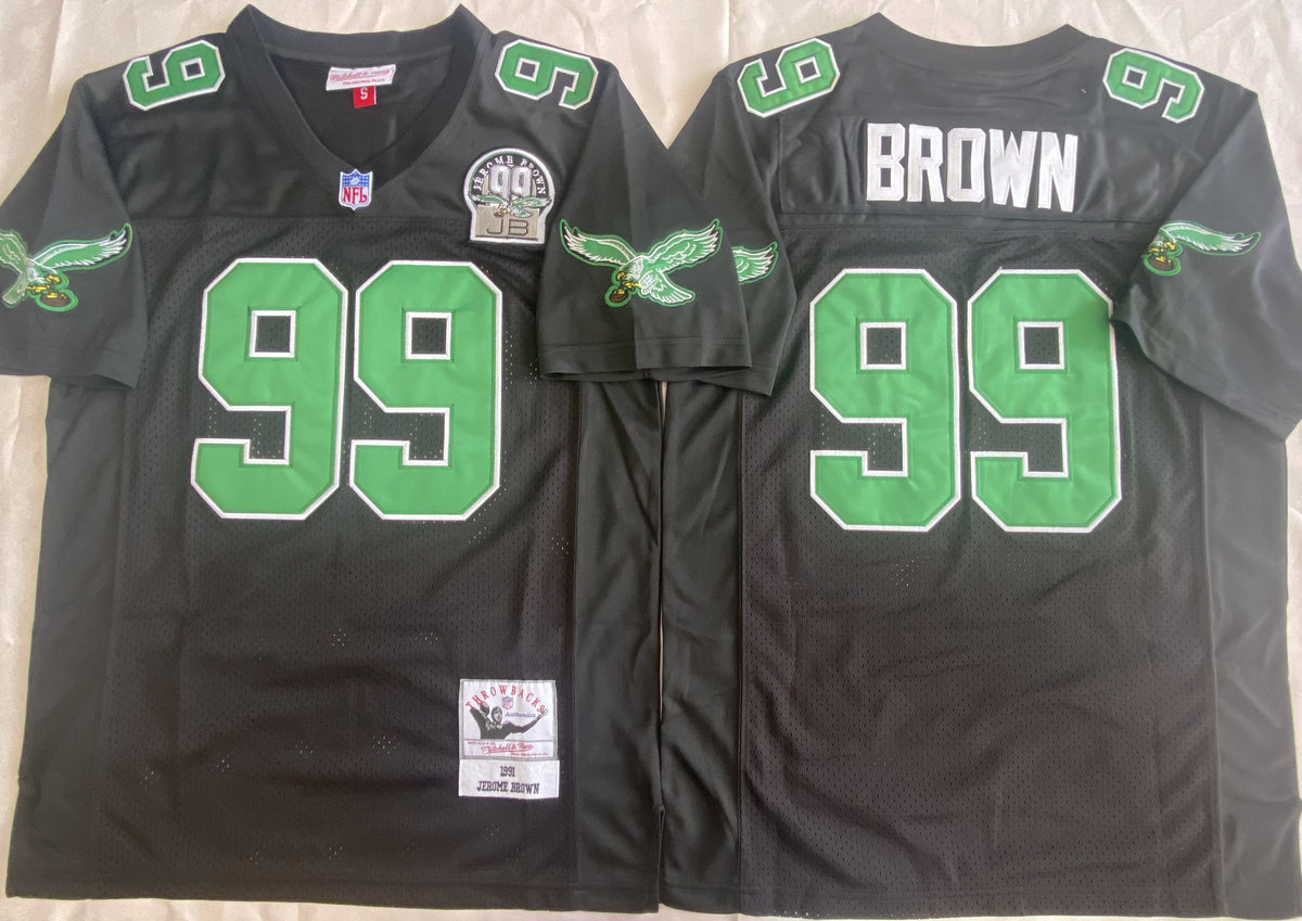 Philadelphia Eagles Black #99 BROWN Jersey