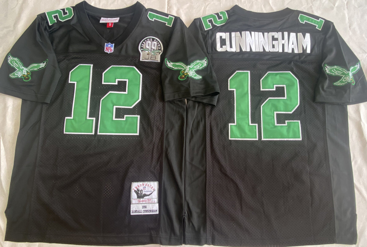 Philadelphia Eagles Black #12 CUNNINGHAM Jersey