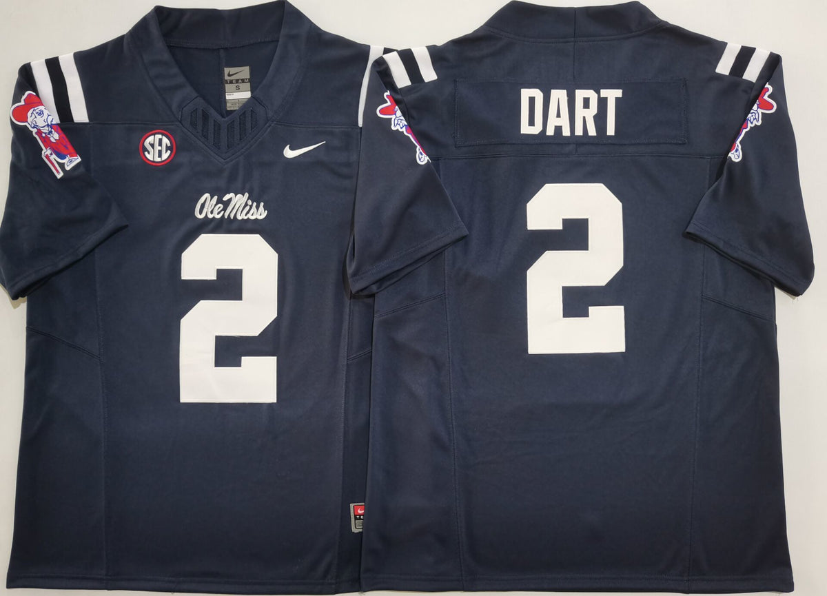 Ole Miss Rebels Blue #2 DART Jersey