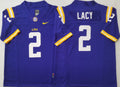 LSU Tigers  Purple #2 LACY Jersey