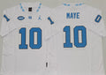 North Carolina Tar Heels White #10 MAYE Jersey