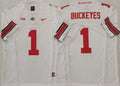 Ohio State Buckeyes White #1 BUCKEYES Jersey