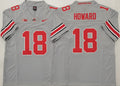 Ohio State Buckeyes GRAY #18 HOWARD Jersey