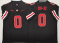 Ohio State Buckeyes Black #0 OH-IO Jersey