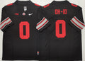 Ohio State Buckeyes Black #0 OH-IO Jersey