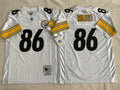Pittsburgh Steelers White #86 WARD Jersey