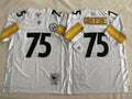 Pittsburgh Steelers White #75  GREENE Jersey