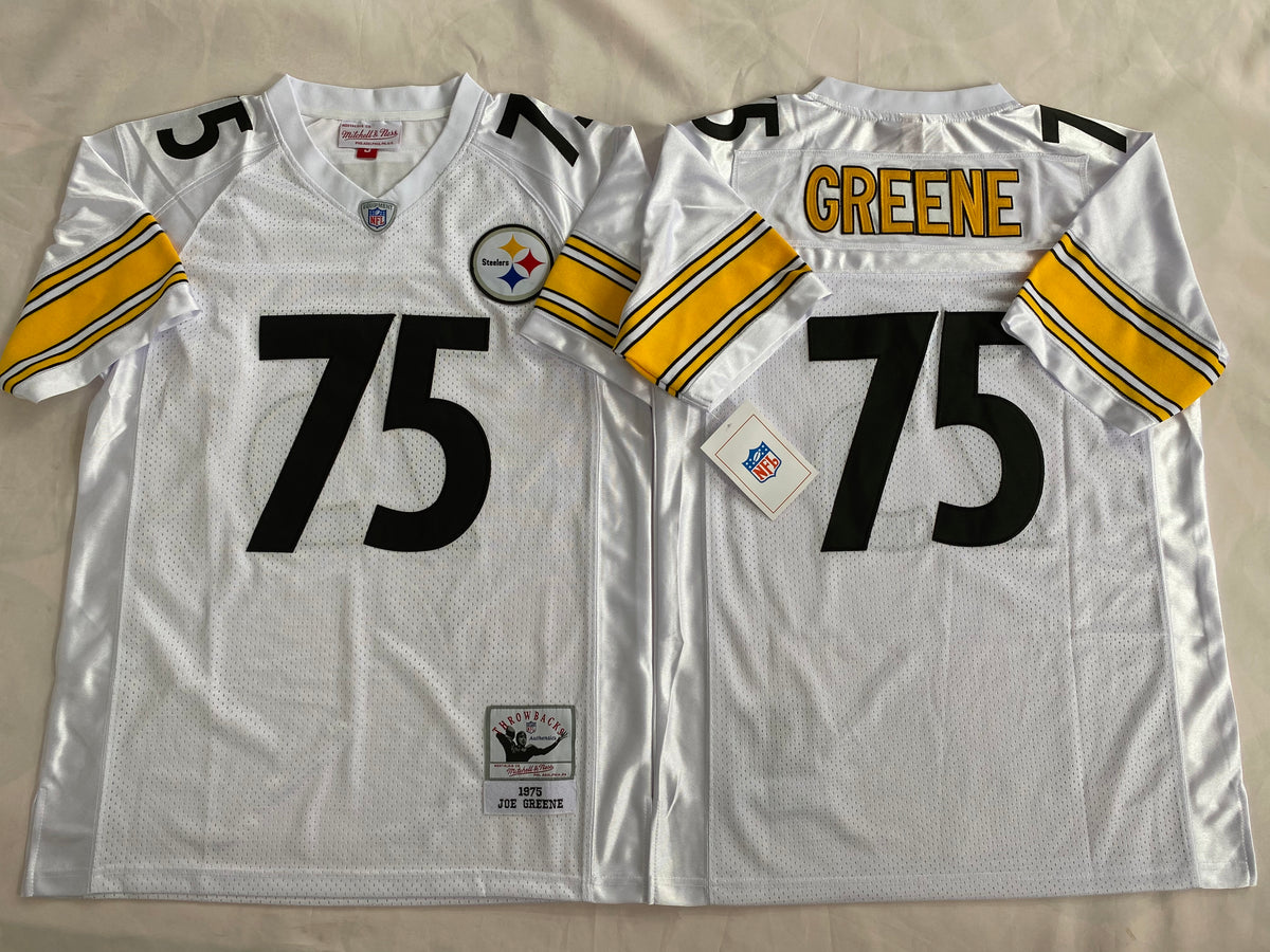 Pittsburgh Steelers White #75  GREENE Jersey