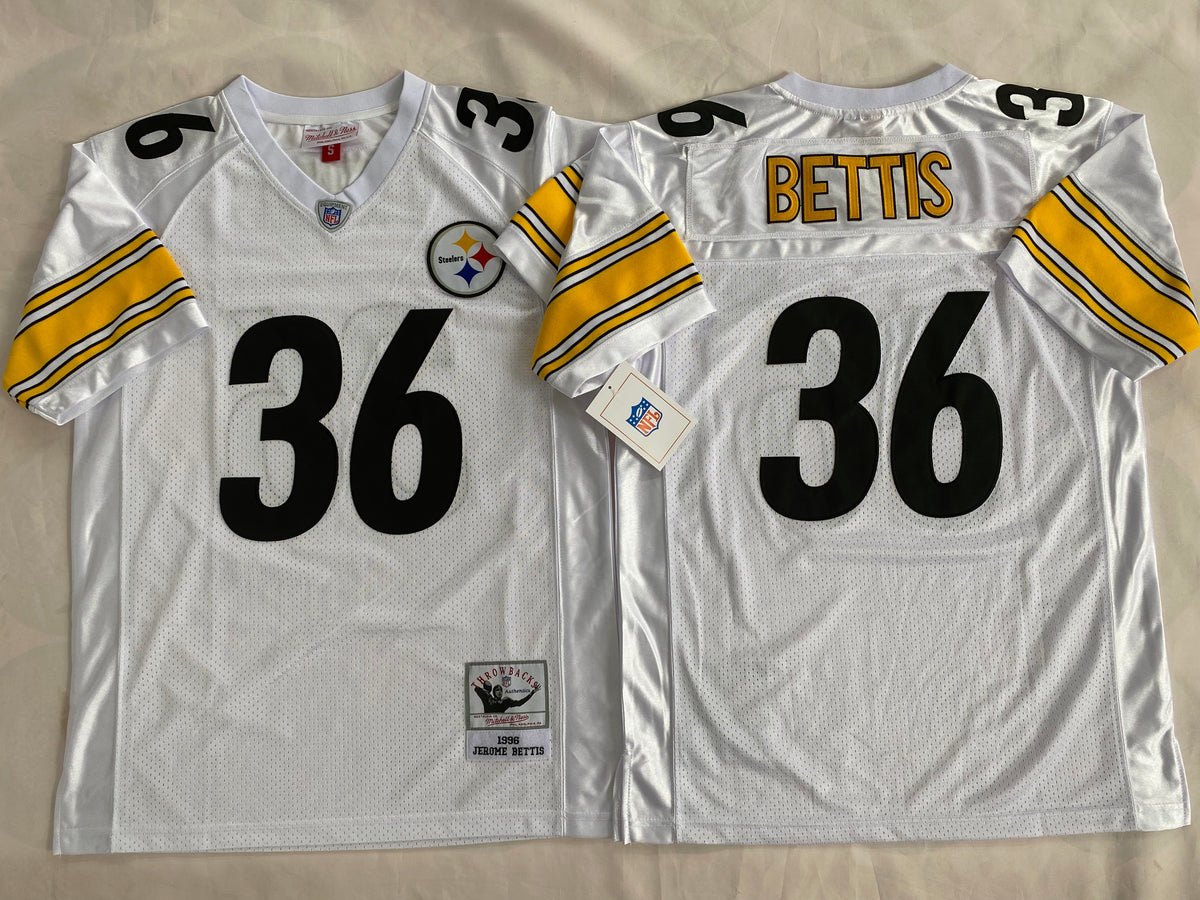 Pittsburgh Steelers White #36 BETTIS Jersey