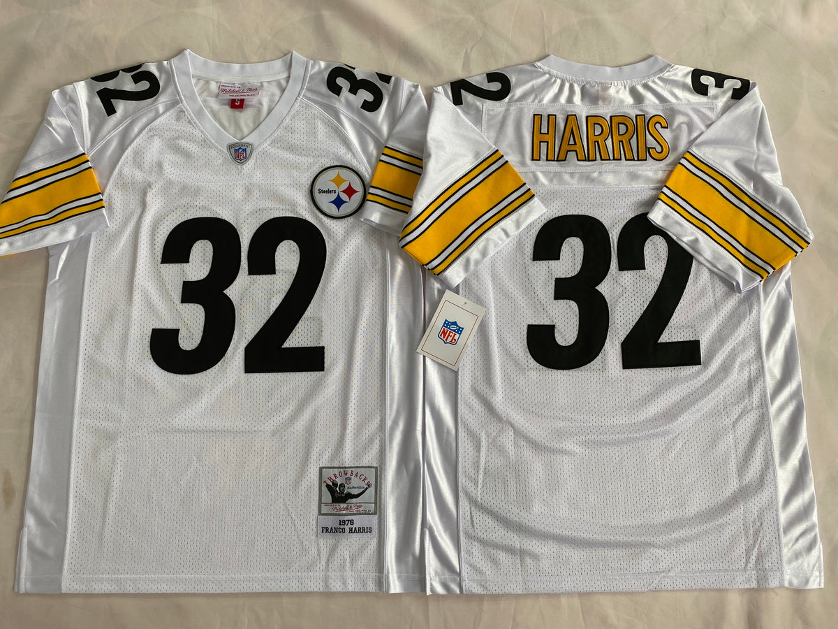 Pittsburgh Steelers White #32 HARRIS Jersey
