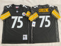 Pittsburgh Steelers Black #75  GREENE Jersey