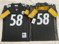 Pittsburgh Steelers Black #58  LAMBERT Jersey