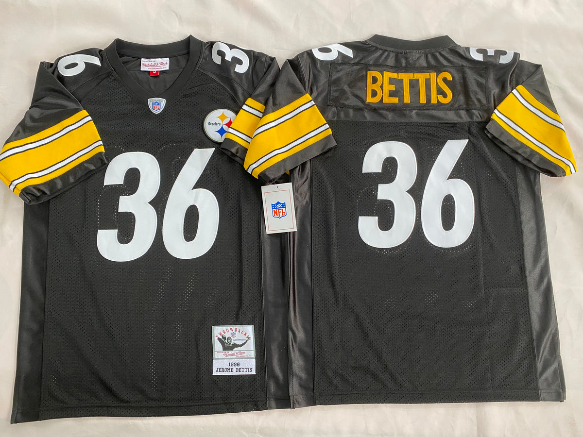 Pittsburgh Steelers Black #36 BETTIS Jersey