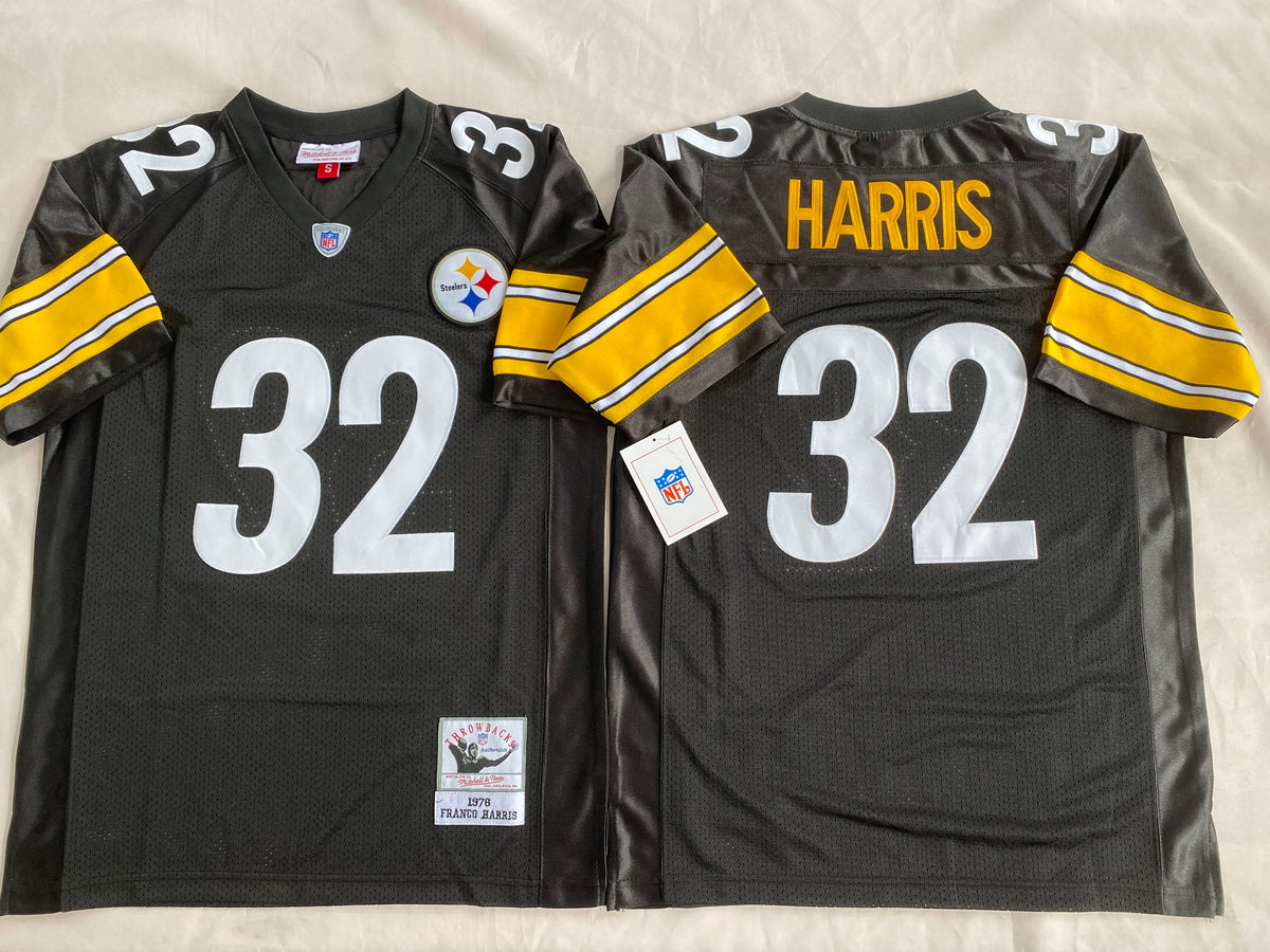 Pittsburgh Steelers Black #32 HARRIS Jersey