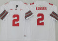 Ohio State Buckeyes White #2 EGBUKA Jersey