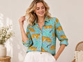 Women Button Down Blouse, Casual Long Sleeve Shirt, Premium Lightweight Top, Work to Weekend Blouse, Resort Wear Fashion Gift for Her