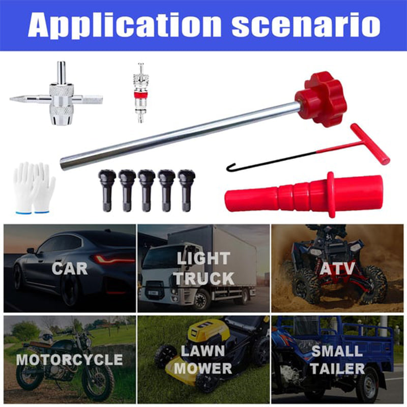 ⏳🔥LIMITED-TIME 50% OFF! 🚗 Quick Change Car Tire Valve Tool Kit – Fast, Easy & Hassle-Free ✨