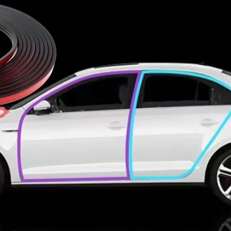 🚗 50% OFF NOW! 🔧 Self-Adhesive Car Door Rubber Sealing Strip – Reduces Noise, Dust-Proof & Easy Installation 🛡️