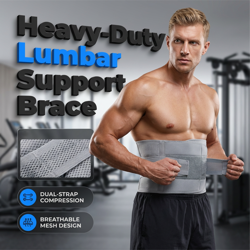 🔥While Supplies Last 49% OFF!🎉 Dual-Strap Compression Back Brace with Removable Support Stays