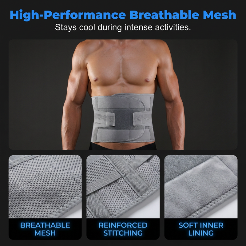 🔥While Supplies Last 49% OFF!🎉 Dual-Strap Compression Back Brace with Removable Support Stays
